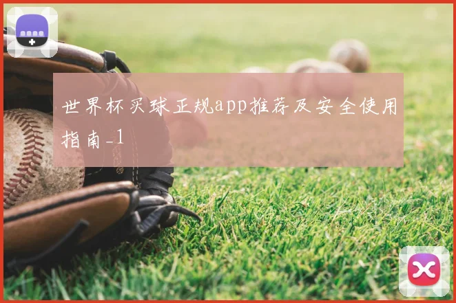 世界杯买球正规app推荐及安全使用指南_1